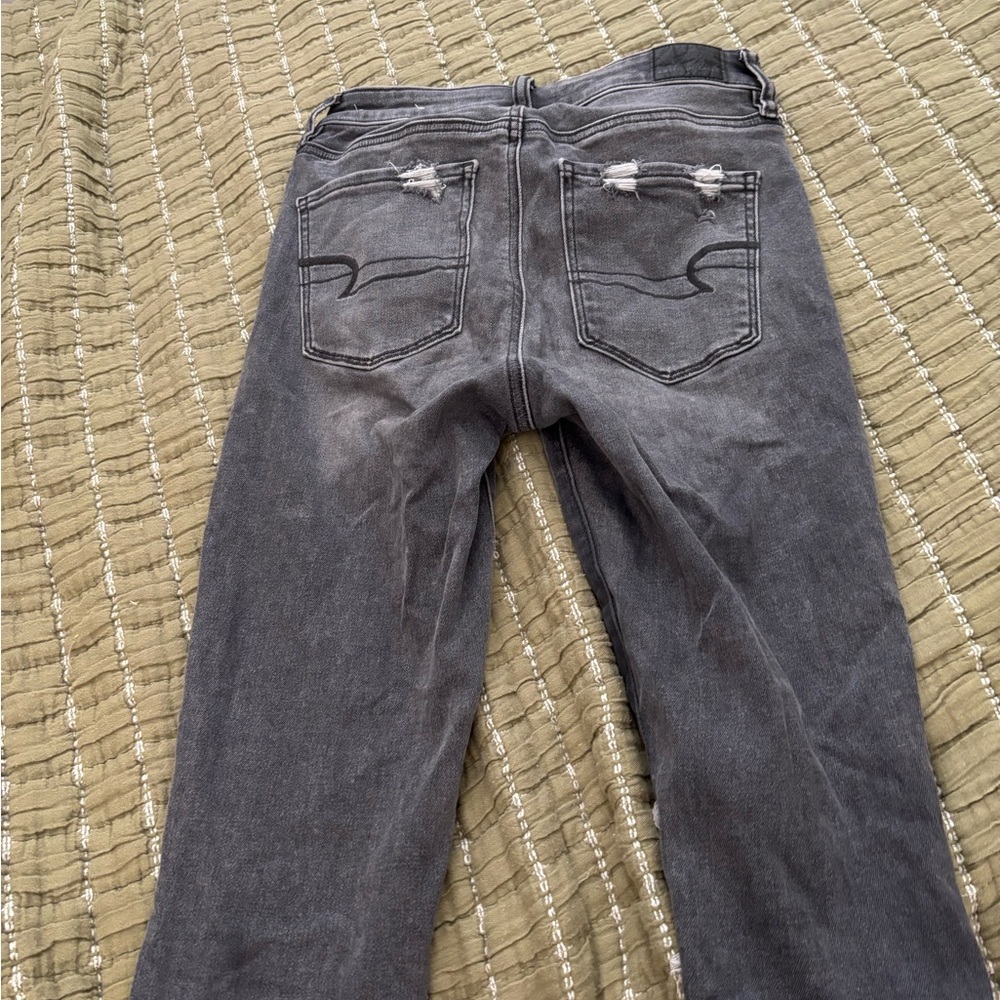 American Eagle Outfitters Gray Ankle Jeans